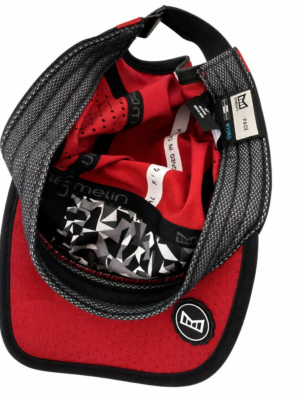 Melin Pace Hydro Performance Running Hat Dark Red/Black LIKE NEW